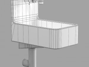 Minilavagem Ceramica flaminia MWL25 Modelo 3D
