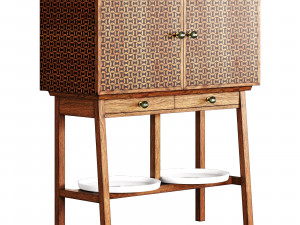 Ernest William Gimson cabinet 3D 模型