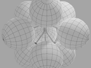 Gallotti and radice bolle cielo large Modello 3D