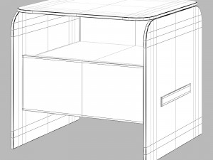 Gallotti and radice holly comodino Modelo 3D