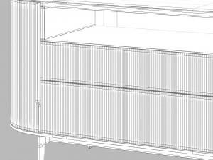 Gallotti and radice kumi credenza 3Dモデル