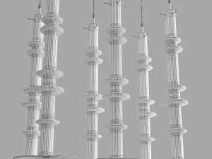 Gallotti e narguil&eacute; de radice Modelo 3D