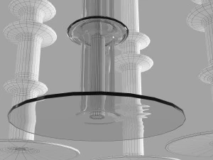 Gallotti e narguil&eacute; de radice Modelo 3D