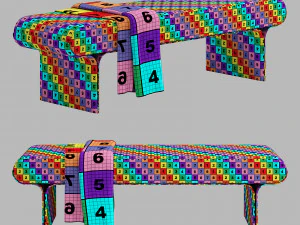 Gallotti y radice stami-banco Modelo 3D