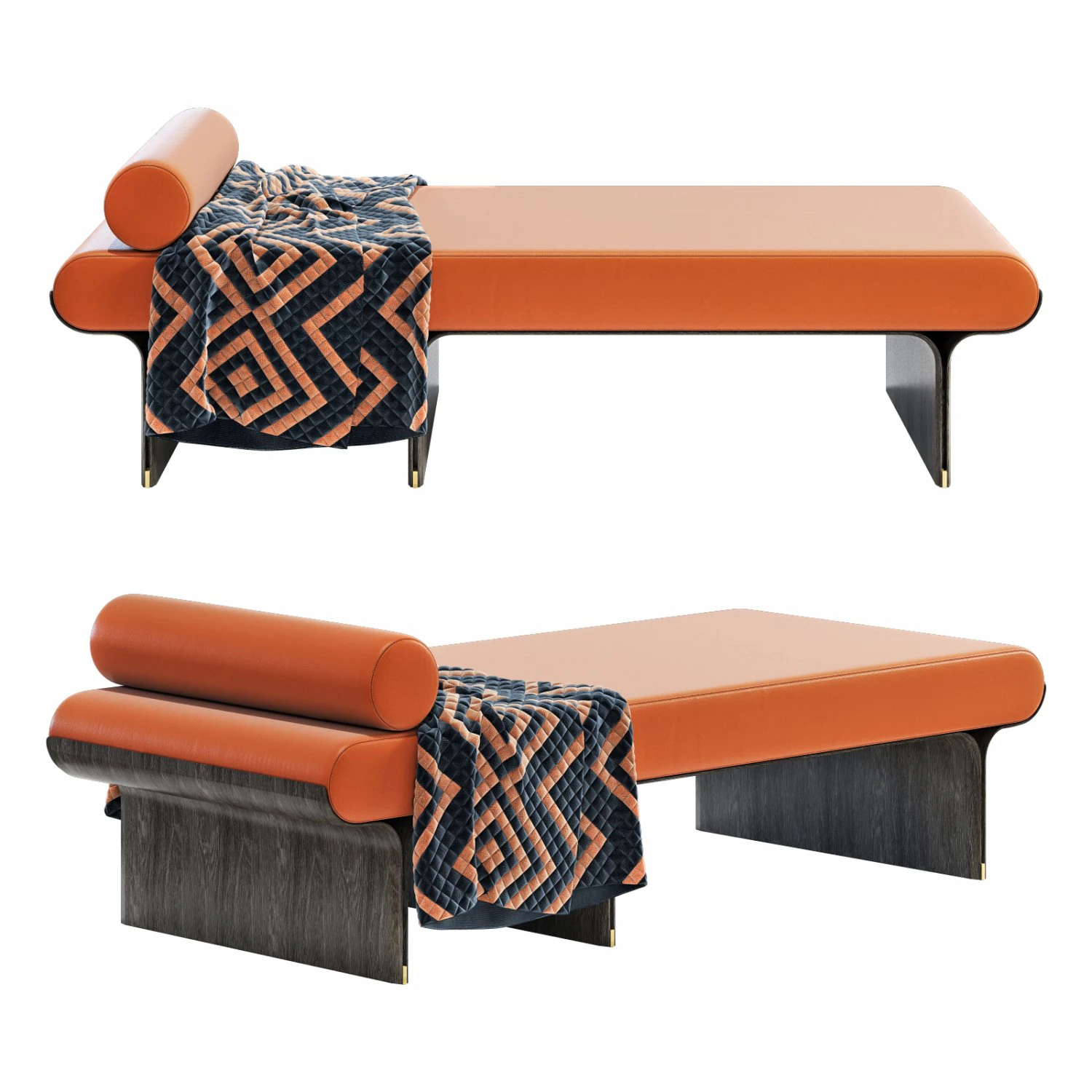Gallotti and radice stami-daybed 3D Model .c4d .max .obj .3ds .fbx .stl .blend 