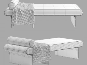 Gallotti and radice stami-daybed 3D Model