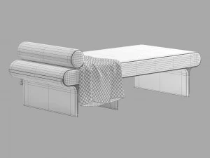 Gallotti and radice stami-daybed 3D Model