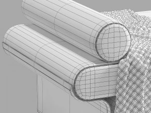 Gallotti and radice stami-daybed 3D Model