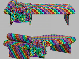 Gallotti and radice stami-daybed 3D Model