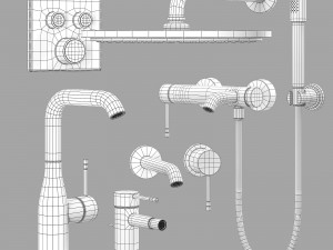 Grohe essence set 001 Modello 3D