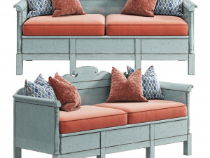 Old bench 3D Model