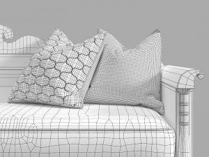 Old bench Model 3D