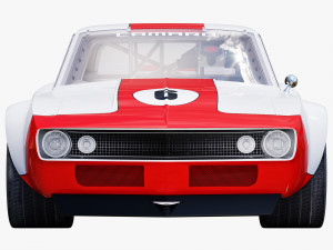 Chevrolet camaro 1967 racing 3Dモデル