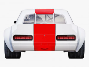 Chevrolet camaro 1967 racing 3D Model