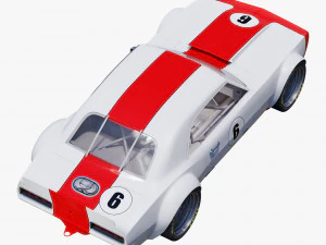 Chevrolet camaro 1967 racing 3D Model