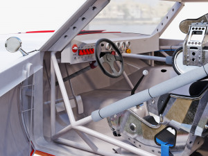 Chevrolet camaro 1967 racing 3Dモデル