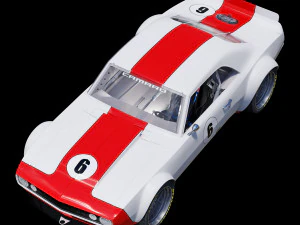 Chevrolet camaro 1967 racing 3D Model