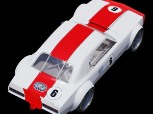Chevrolet camaro 1967 racing 3D Model