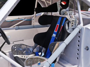 Chevrolet camaro 1967 racing 3Dモデル