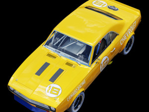 Chevrolet camaro 1968 racing 3D Model