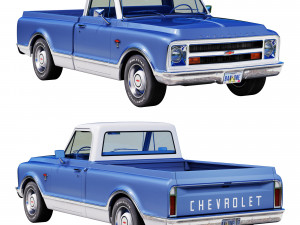 Chevrolet C10 1967 3D Model