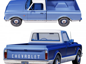 Chevrolet C10 1967 3D Модель
