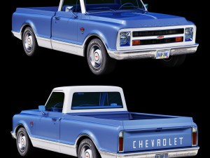 Chevrolet C10 1967 3D Модель