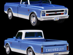 Chevrolet C10 1967 3D Model