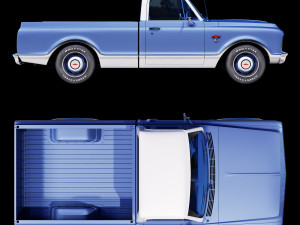 Chevrolet C10 1967 3D Модель