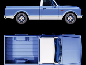 Chevrolet C10 1967 3D Model