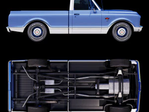 Chevrolet C10 1967 3D Model