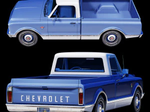 Chevrolet C10 1967 3D Model