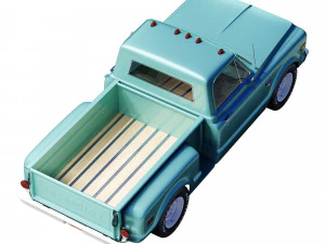 Chevrolet C10 1968 short bed 3D Model