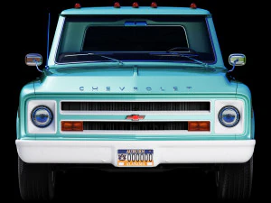 Chevrolet C10 1968 short bed 3D Model
