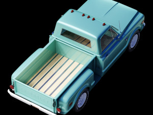 Chevrolet C10 1968 short bed Model 3D