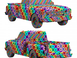 Chevrolet C10 1968 short bed Model 3D