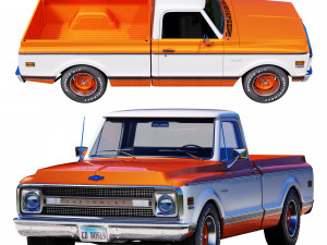 Chevrolet C10 1969 3D Model
