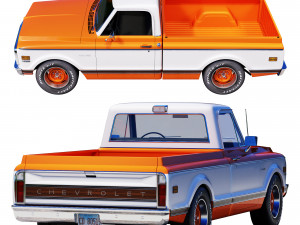 Chevrolet C10 1969 3D Model