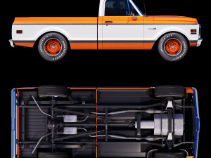 Chevrolet C10 1969 3D Model