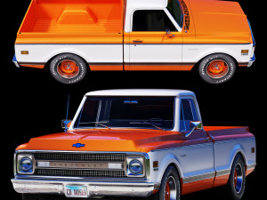 Chevrolet C10 1969 3D Model