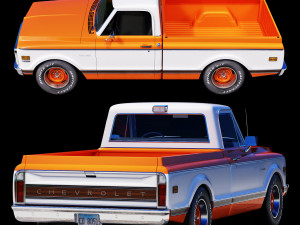 Chevrolet C10 1969 3D Model