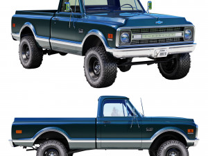 Chevrolet C10 1970 3D Model