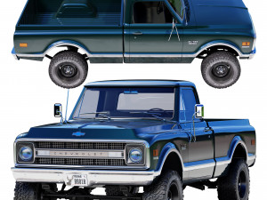 Chevrolet C10 1970 3D Model