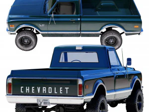 Chevrolet C10 1970 3D Model