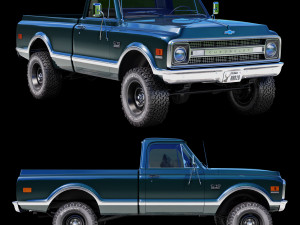 Chevrolet C10 1970 3D Model
