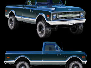 Chevrolet C10 1970 3D Model