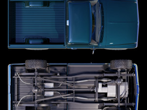 Chevrolet C10 1970 3D Model