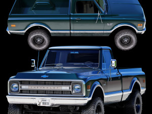 Chevrolet C10 1970 3D Model