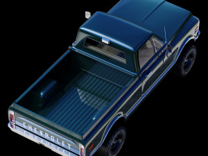 Chevrolet C10 1970 3D Model