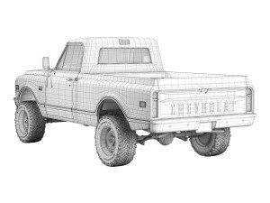 Chevrolet C10 1970 3D Model